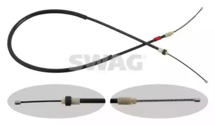 Трос, стояночная тормозная система SWAG купить